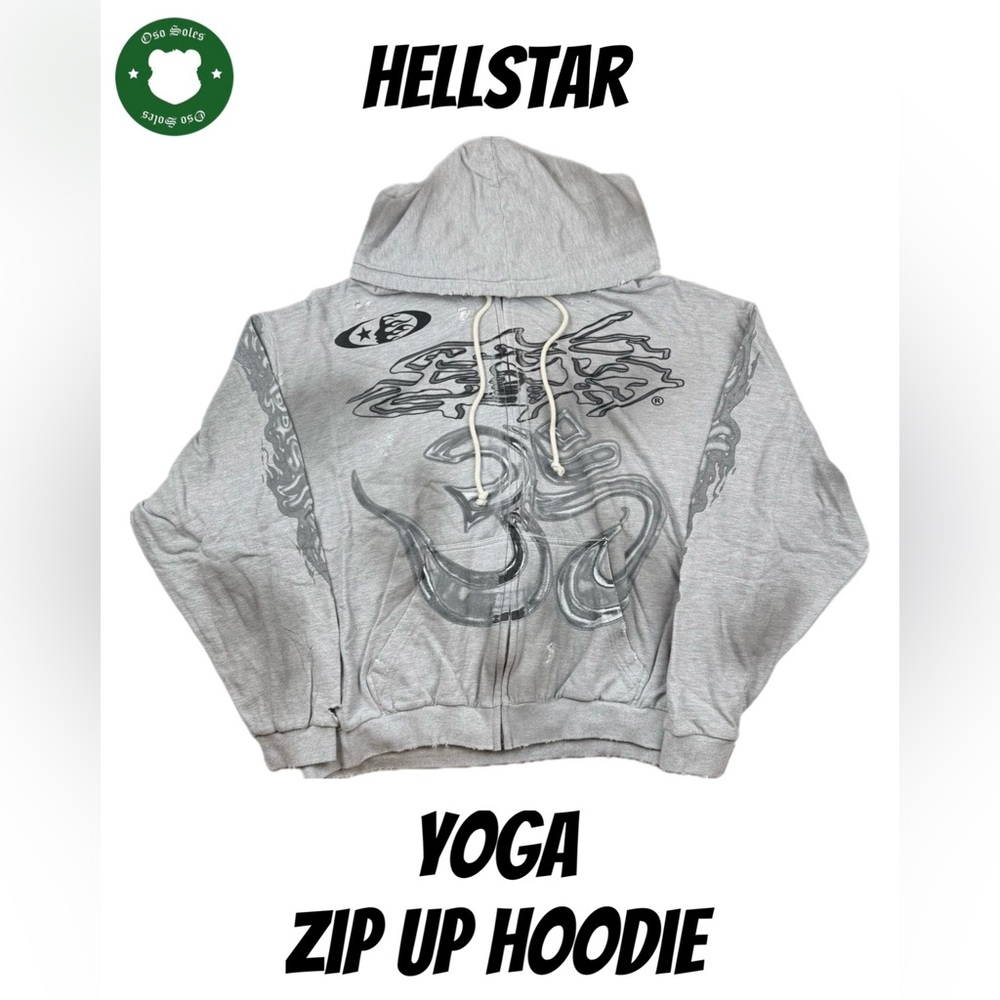 Hellstar Yoga Zip Up Hoodie XXL